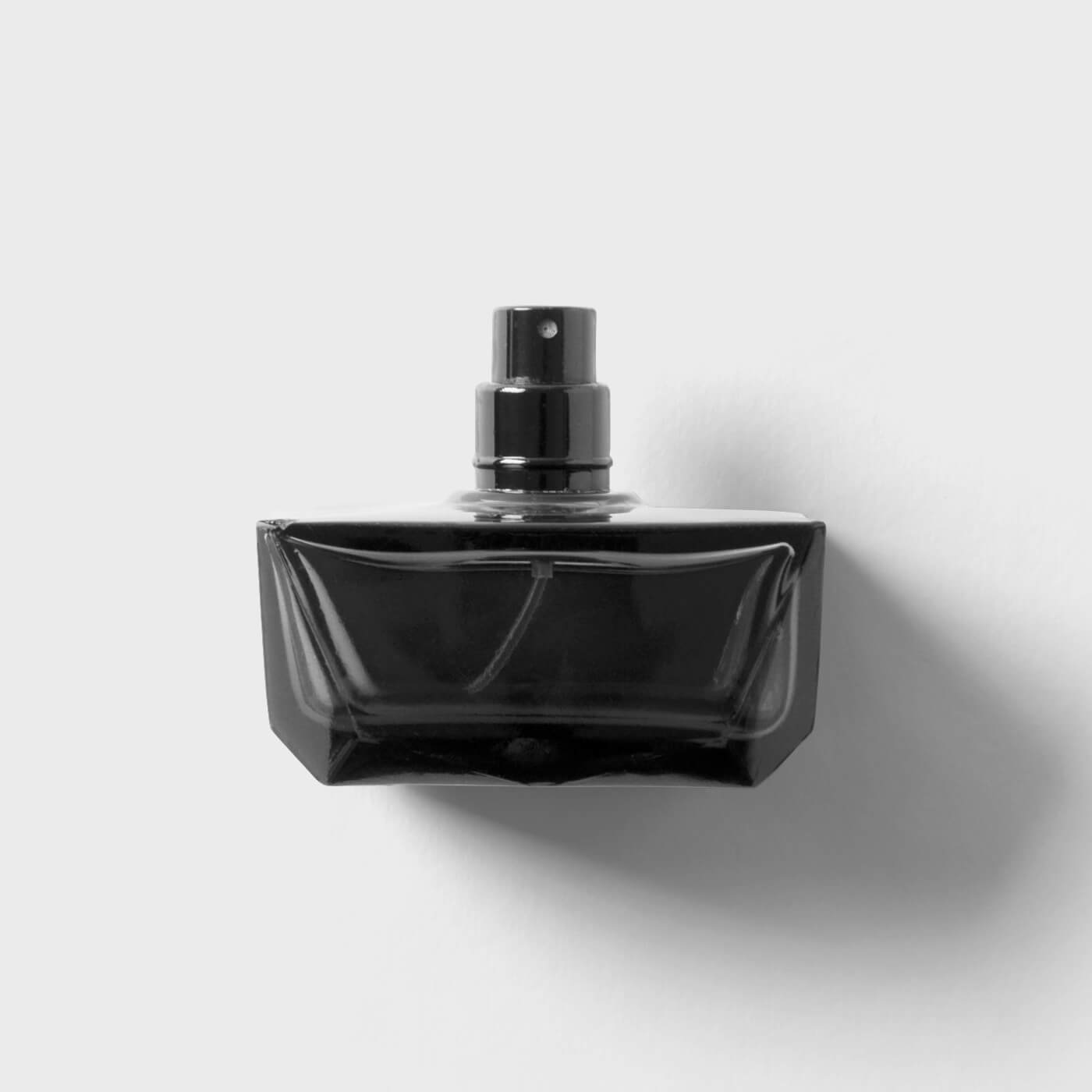 foreside sight of a rectangular perfume bottle mockup 2