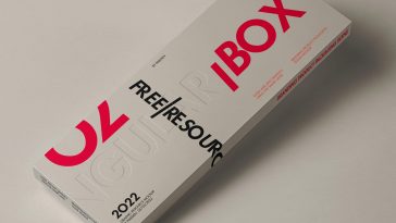 long and thin rectangle packaging box mockup