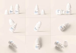 10 Free White Plastic Eye Dropper Bottle Mockup PSD Files