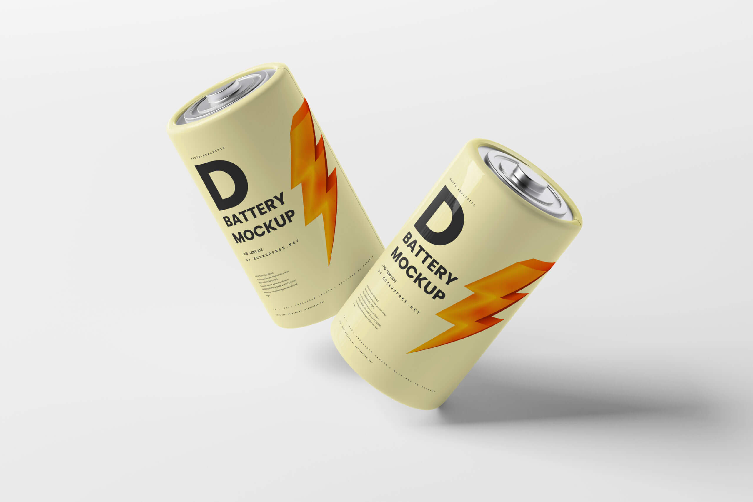 6 Free D Battery Mockup PSD Files4