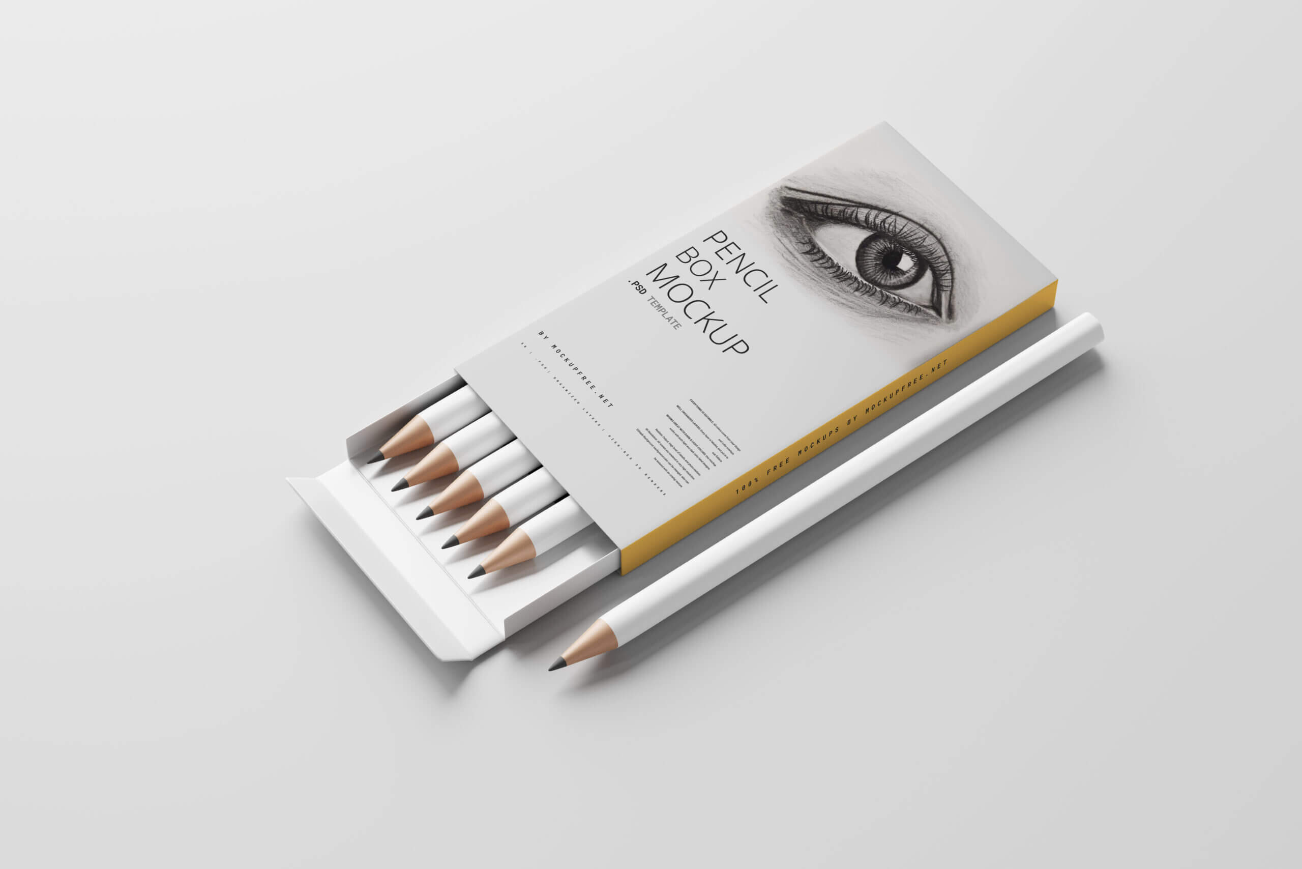 6 Free Lead Pencil Box Packaging Mockup PSD Files2