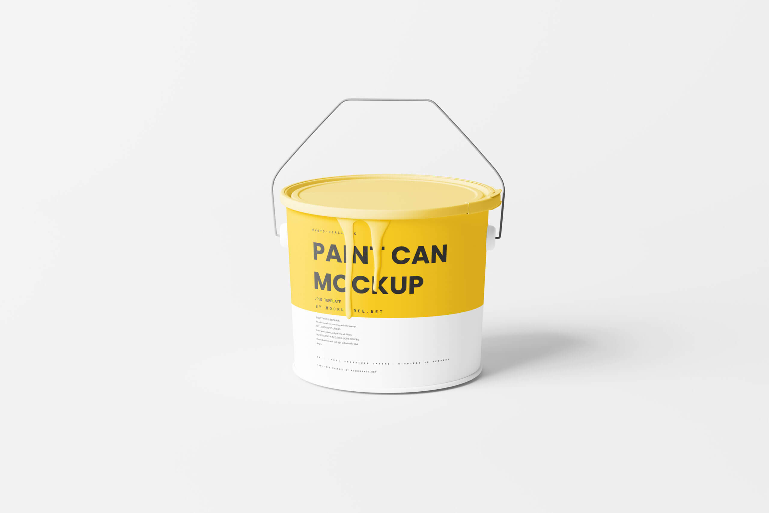 7 Free Dripping Paint Bucket Mockup PSD Files1