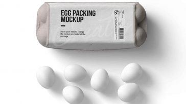 Free Egg Carton Mockup PSD1