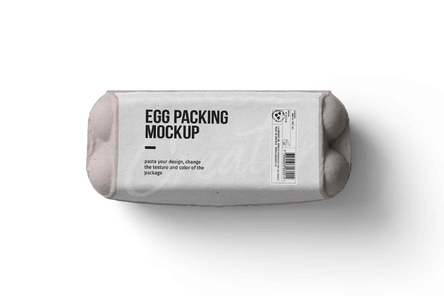 Free Egg Carton Mockup PSD2