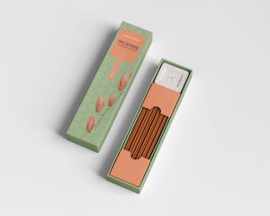 Free Incense Packaging Mockup 1