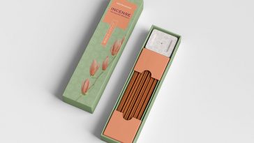 Free Incense Packaging Mockup 1