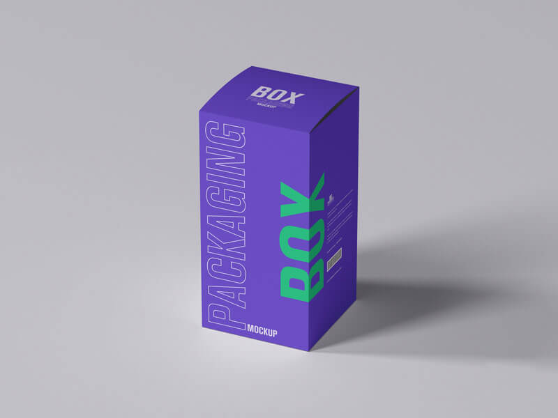 Free Premium Product Packaging Box Mockup