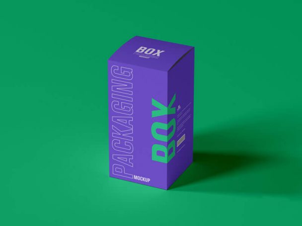 Free Product Packaging Box Mockup - PacageMockup