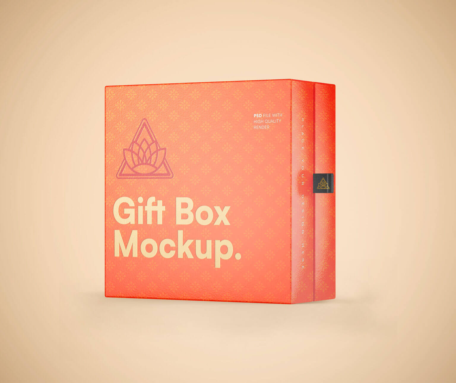 Gift Packaging Box Mockup