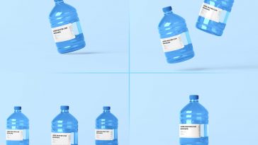 Water Can Mockups