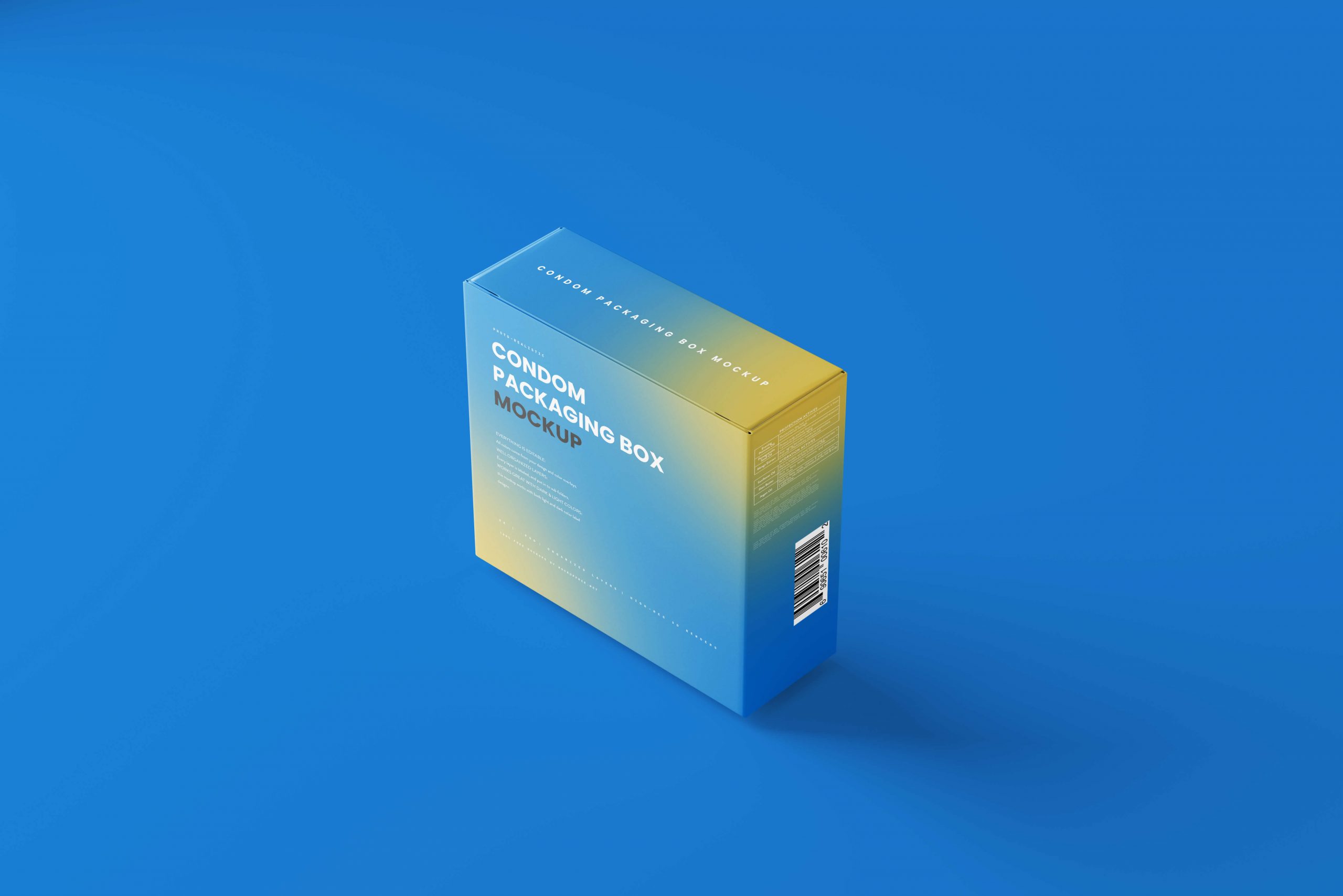 10 Free Condom Sachet Packaging Box Mockup PSD Files3