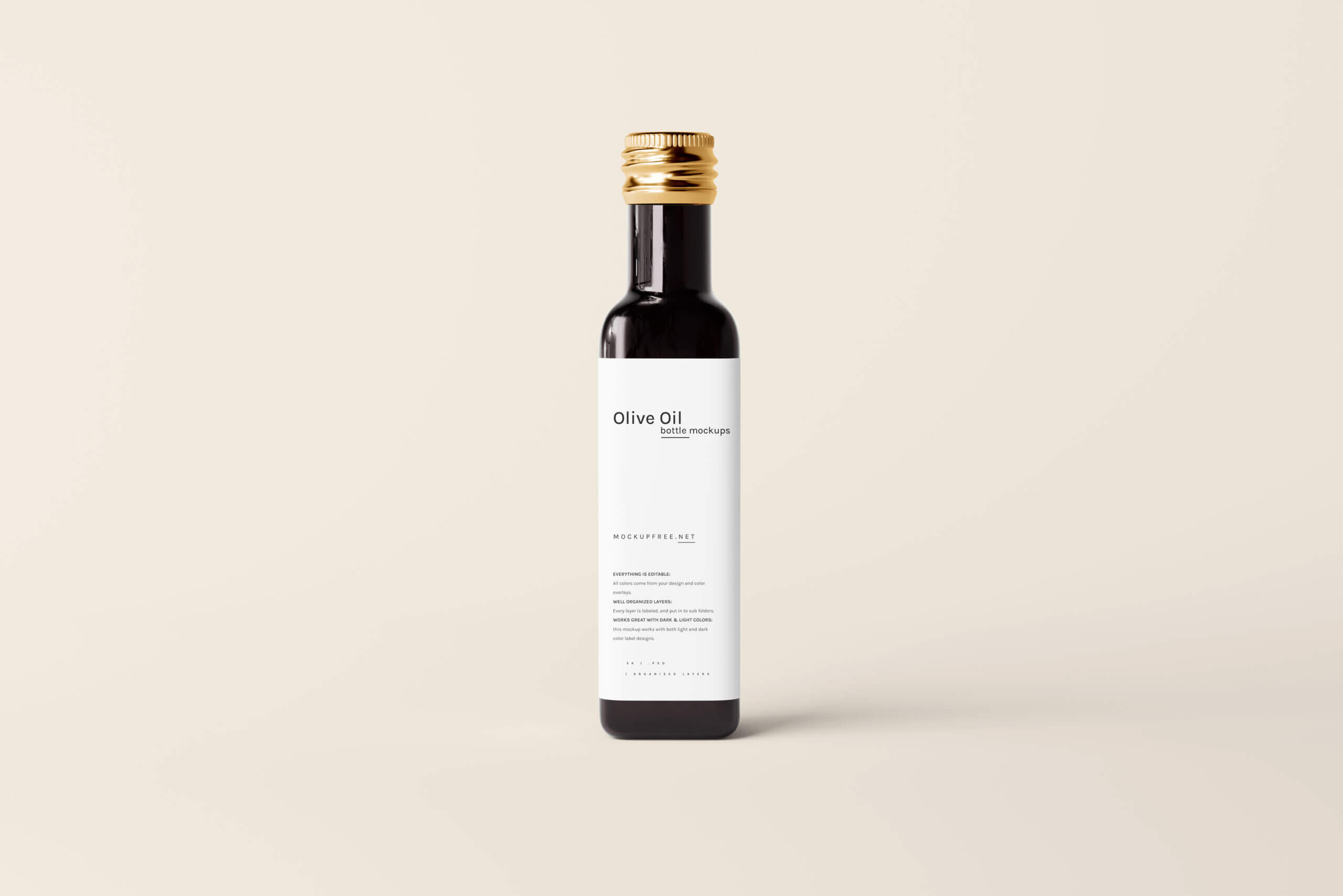 7 Free Black Glass Olive Oil Bottle Mockup PSD Files1