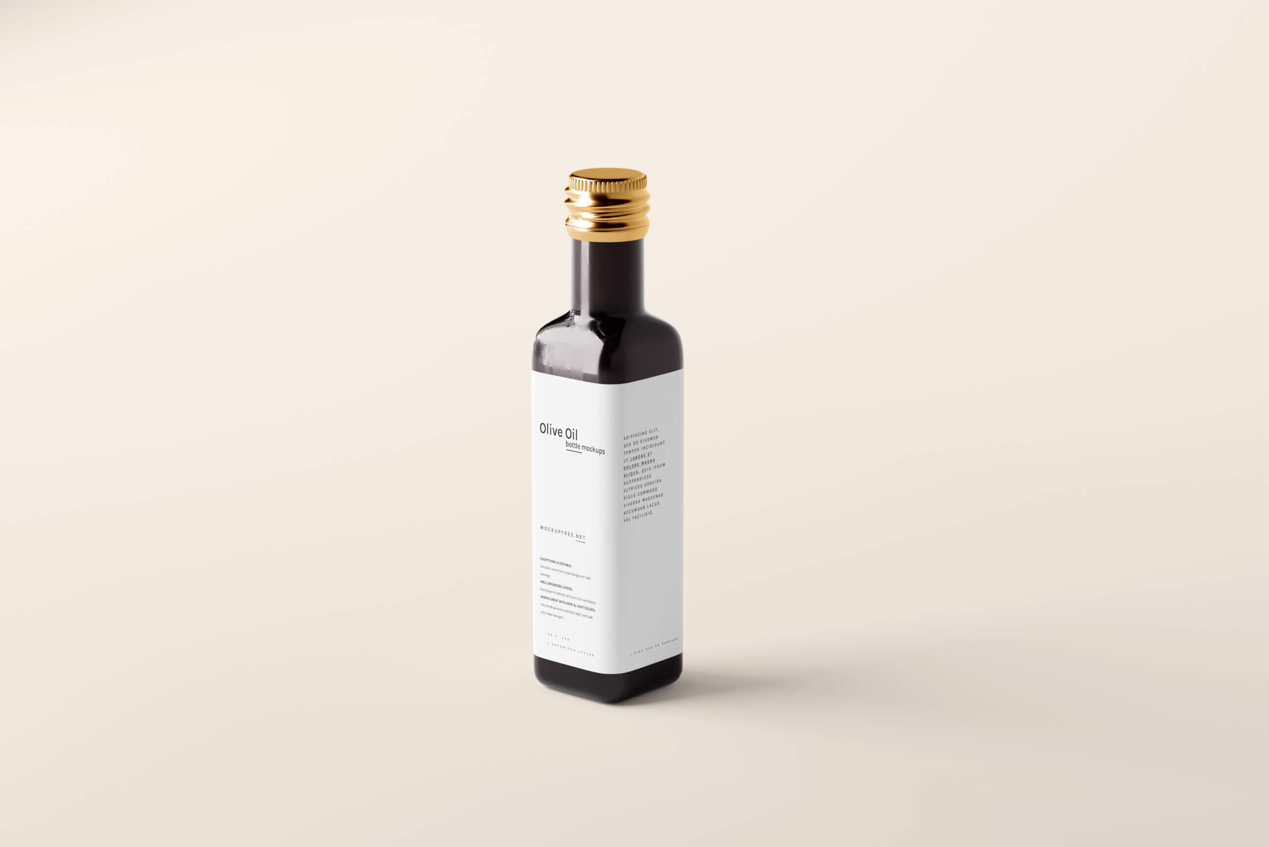 7 Free Black Glass Olive Oil Bottle Mockup PSD Files2