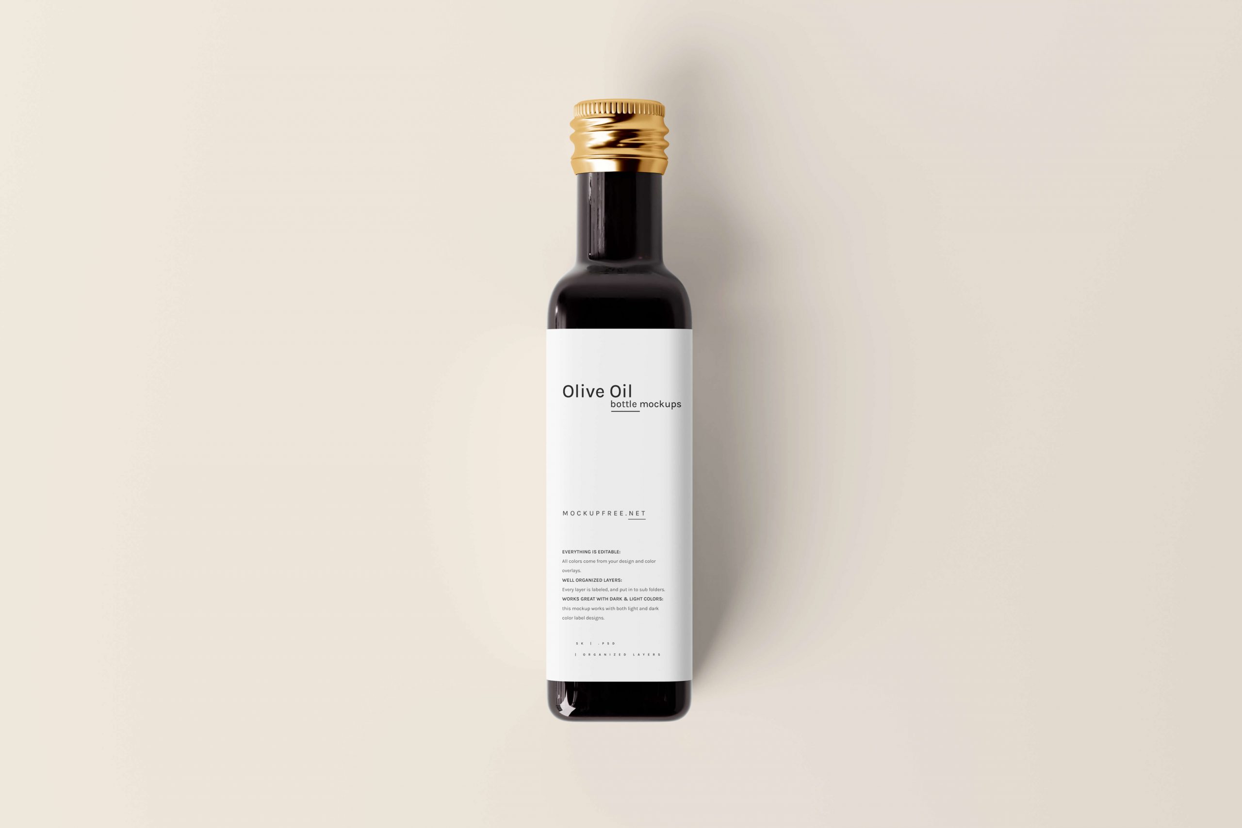 7 Free Black Glass Olive Oil Bottle Mockup PSD Files4