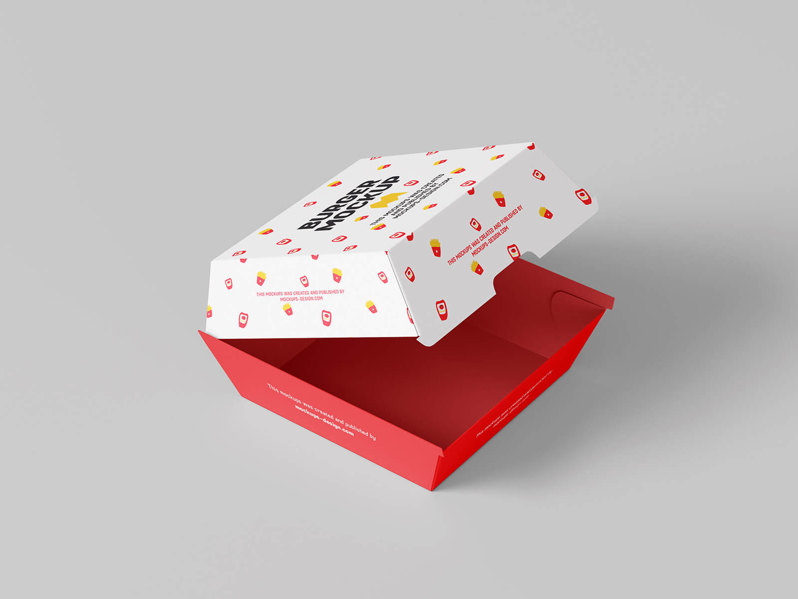 Burger Box Mockup 4