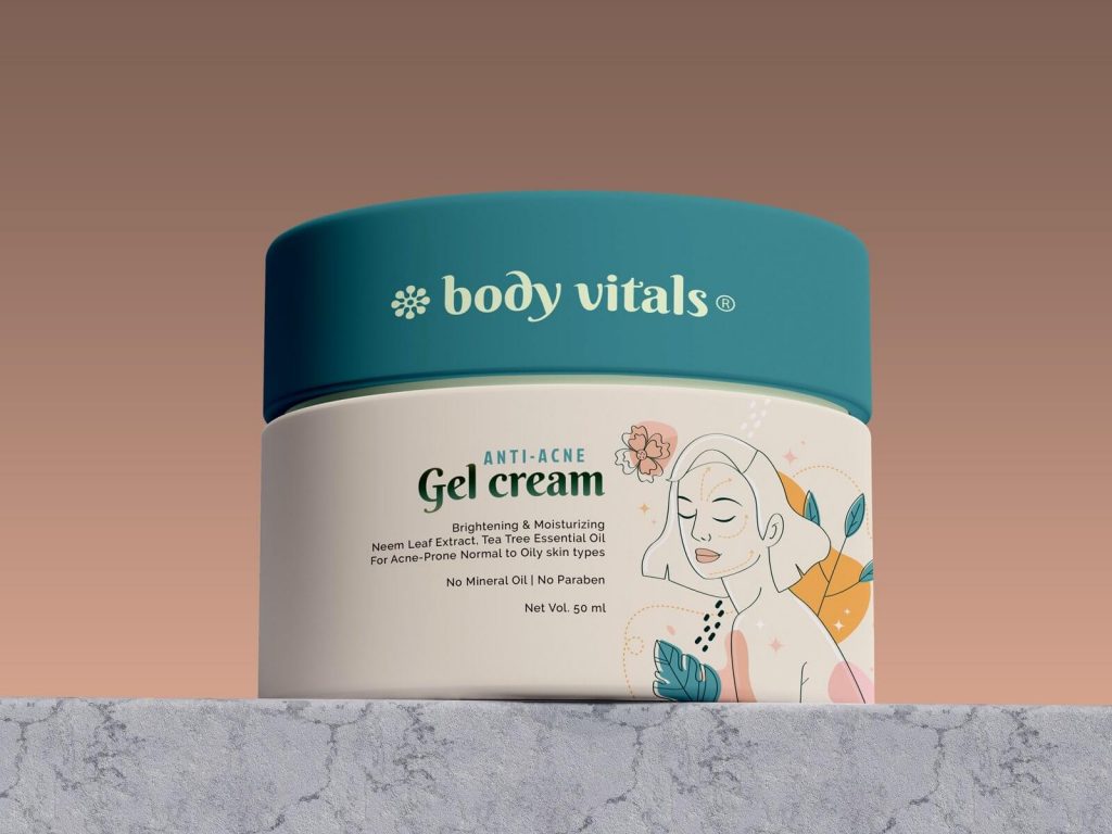 Free Cream Jar Mockup PSD