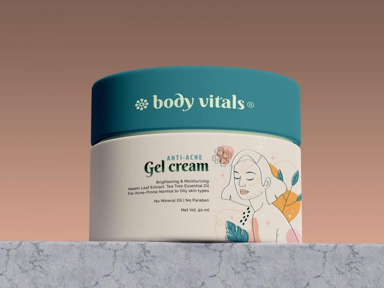 Free Cream Jar Mockup PSD