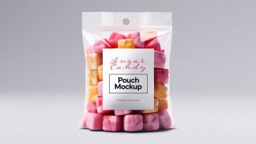 Sugar Candy Pouch Mockup