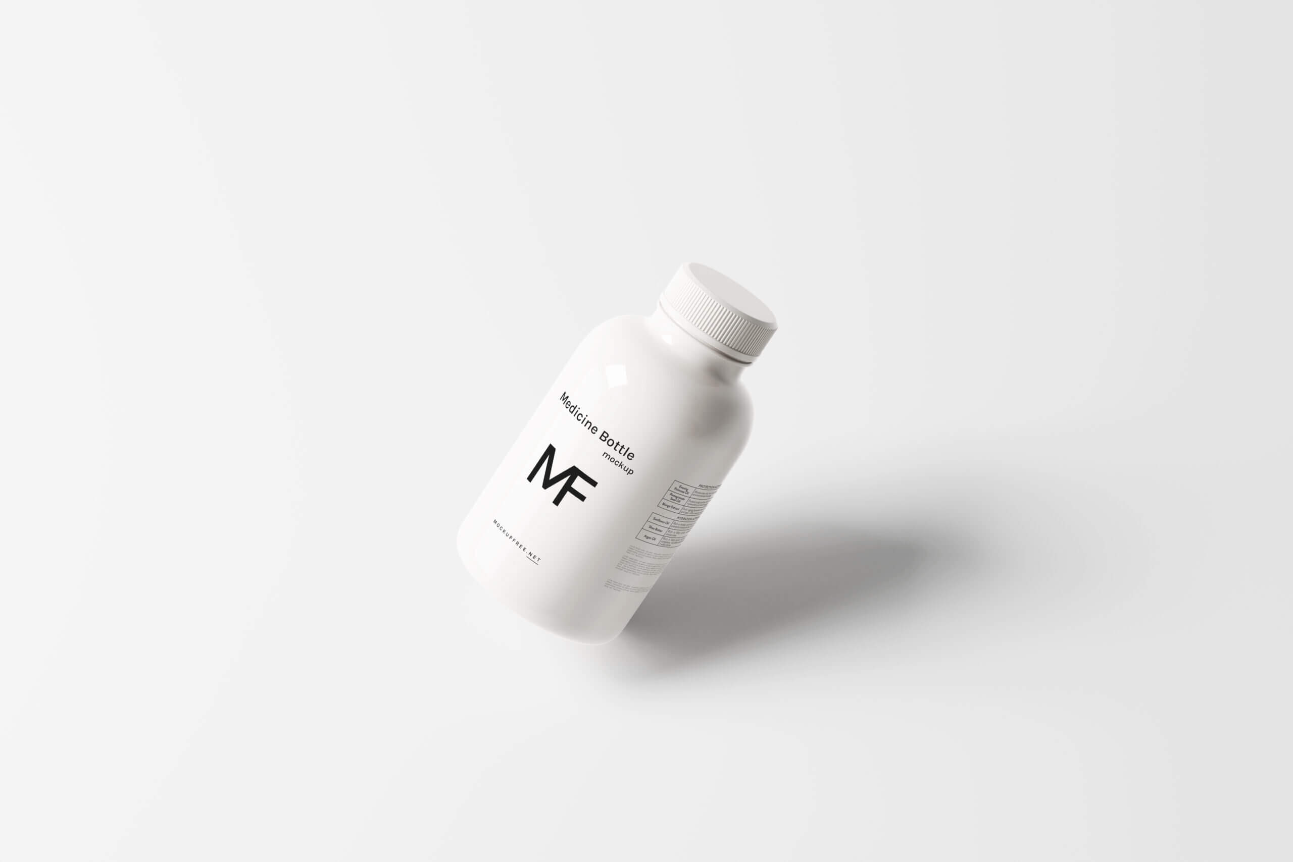 11 Free Plastic Supplements Pills Medicine Bottle Mockup PSD Files8