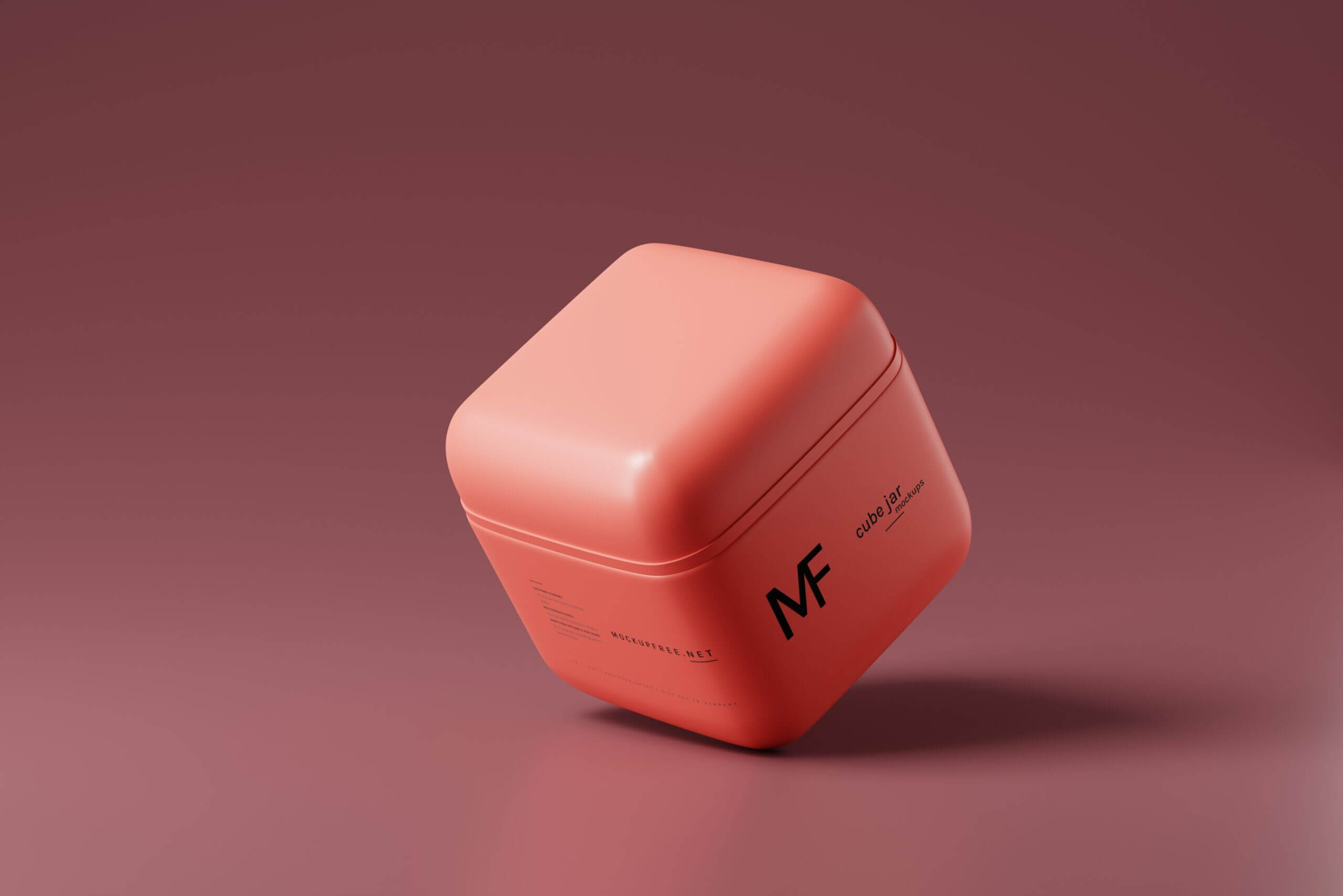8 Free Cube Cosmetic Jar Mockup PSD Files7