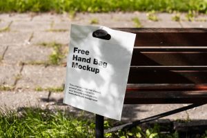 Free Small Eco-Friendly Shopping Bag Mockup PSD
