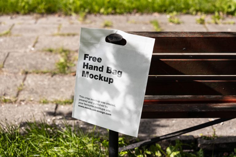 Free Small Eco-Friendly Shopping Bag Mockup PSD