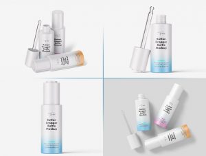 Button Dropper Bottle Mockup