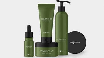 Free Cosmetics Mockup Set in PSD1