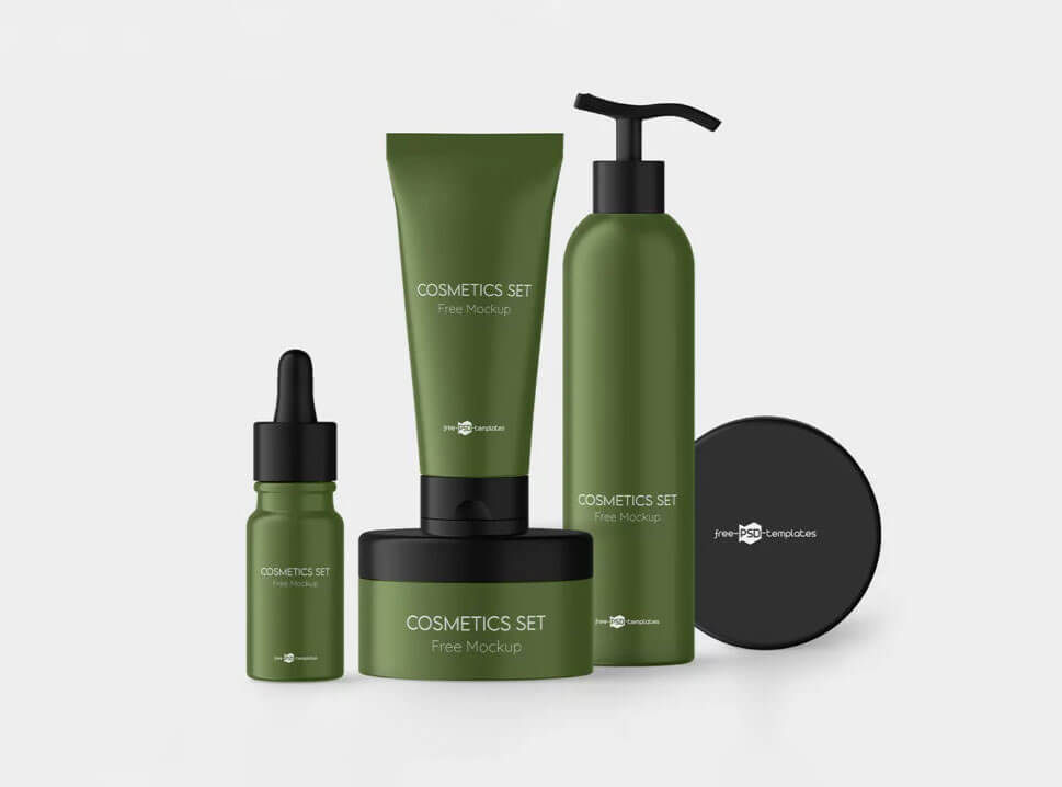 Free Cosmetics Mockup Set in PSD1