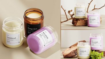 Free Candle Mockup