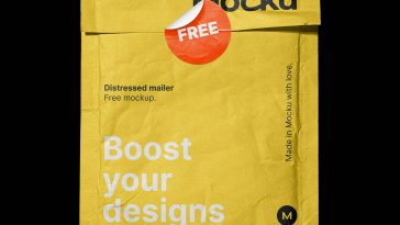 Distressed Mailer Mockup