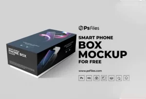 PsFiles Free SmartPhone Box Mockup PSD Thumbnail 758x514.jpg