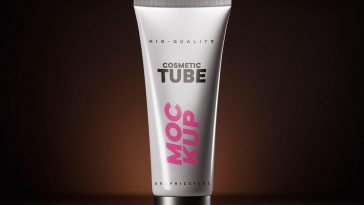 cosmetic tube mockup 1