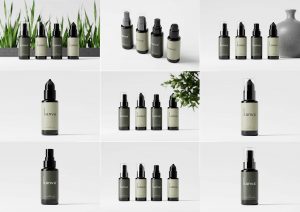 15 Free Cosmetic Bottle Mockup Files