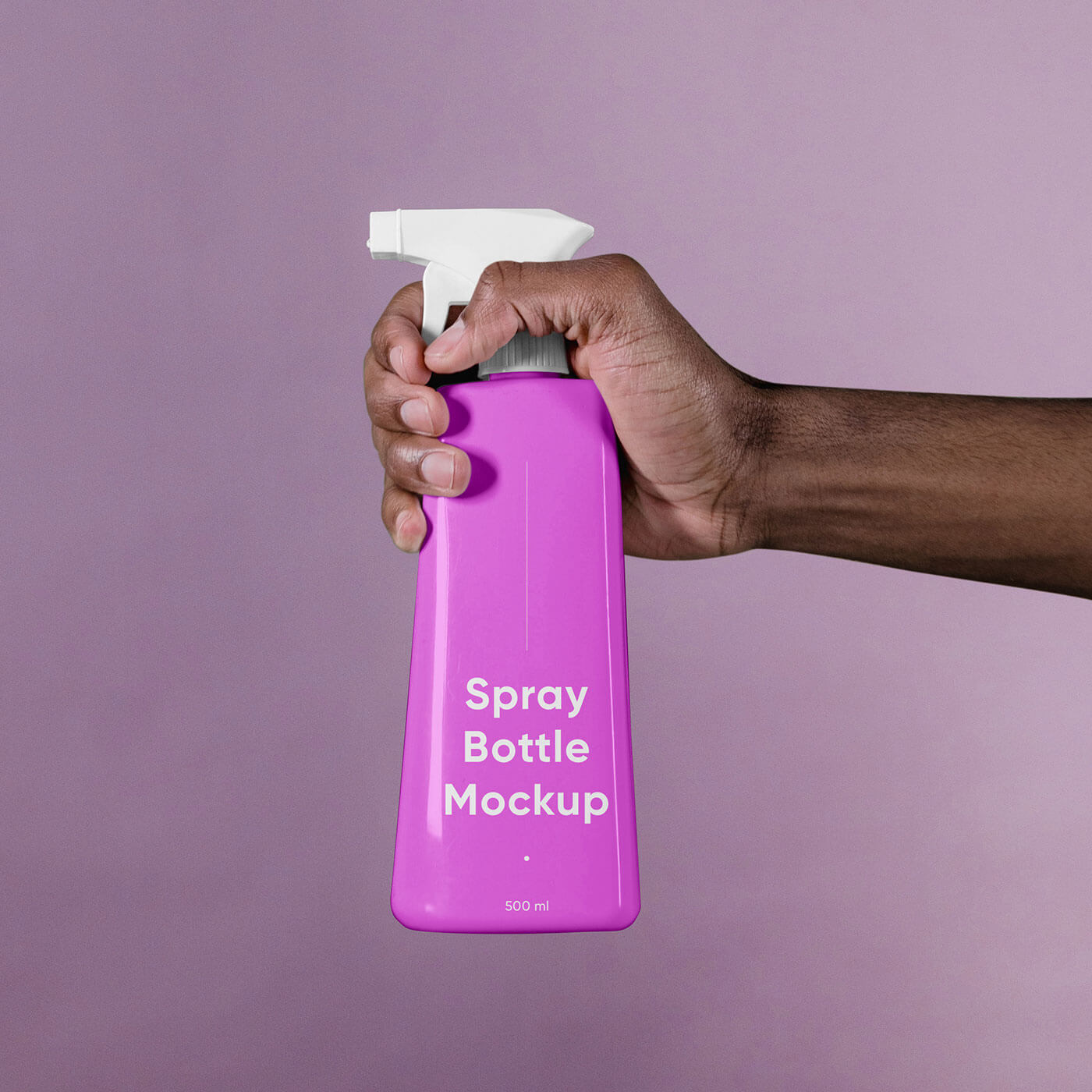 Free Detergent Bottle Mockup