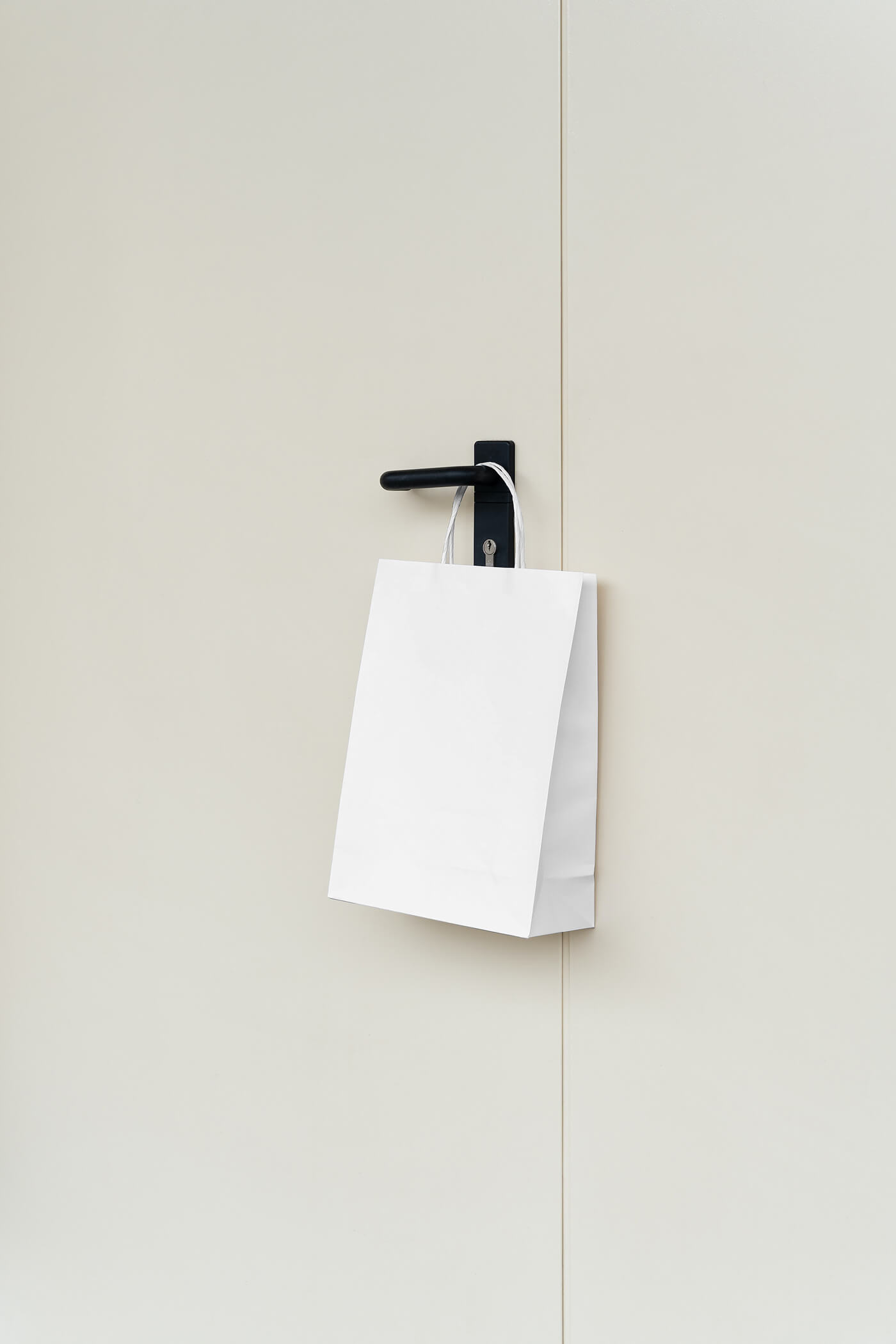 Hanging Paper Bag Mockup