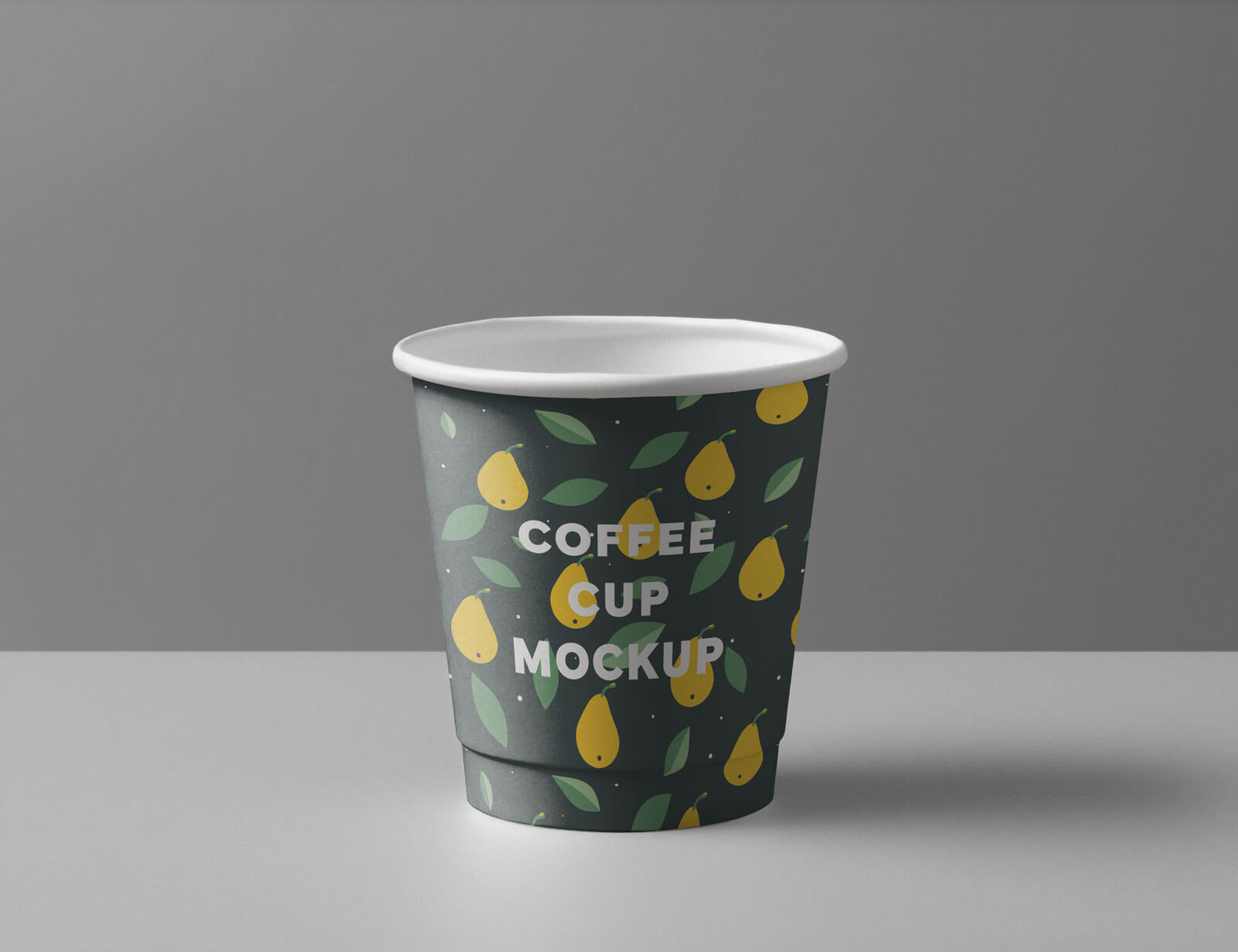 Realistic Paper Cup Mockup2