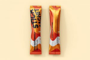Free Stick Sachet Mockup