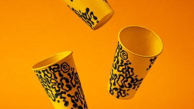 Free Paper Cup Mockup With Straw - Package Mockups