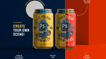 Free Beer Can Mockups3