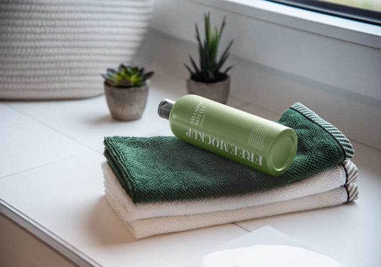 Free Shampoo Bottle Packaging Mockup 1 (1)