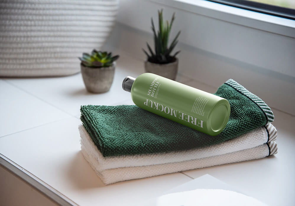 Free Shampoo Bottle Packaging Mockup 1 (1)