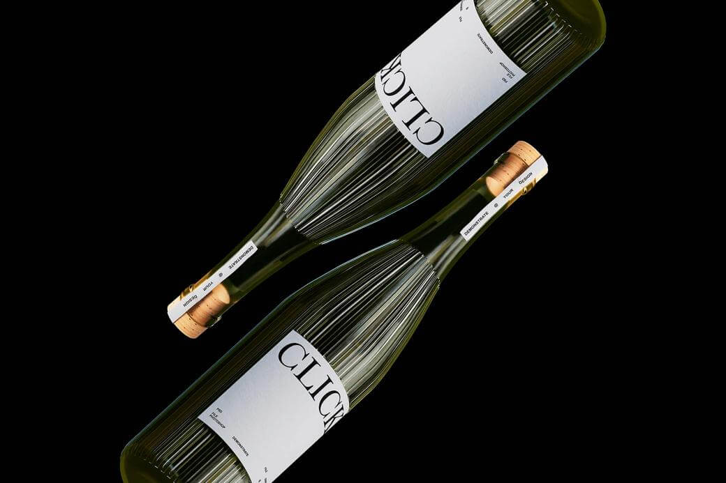 Wine Bottles Mockup