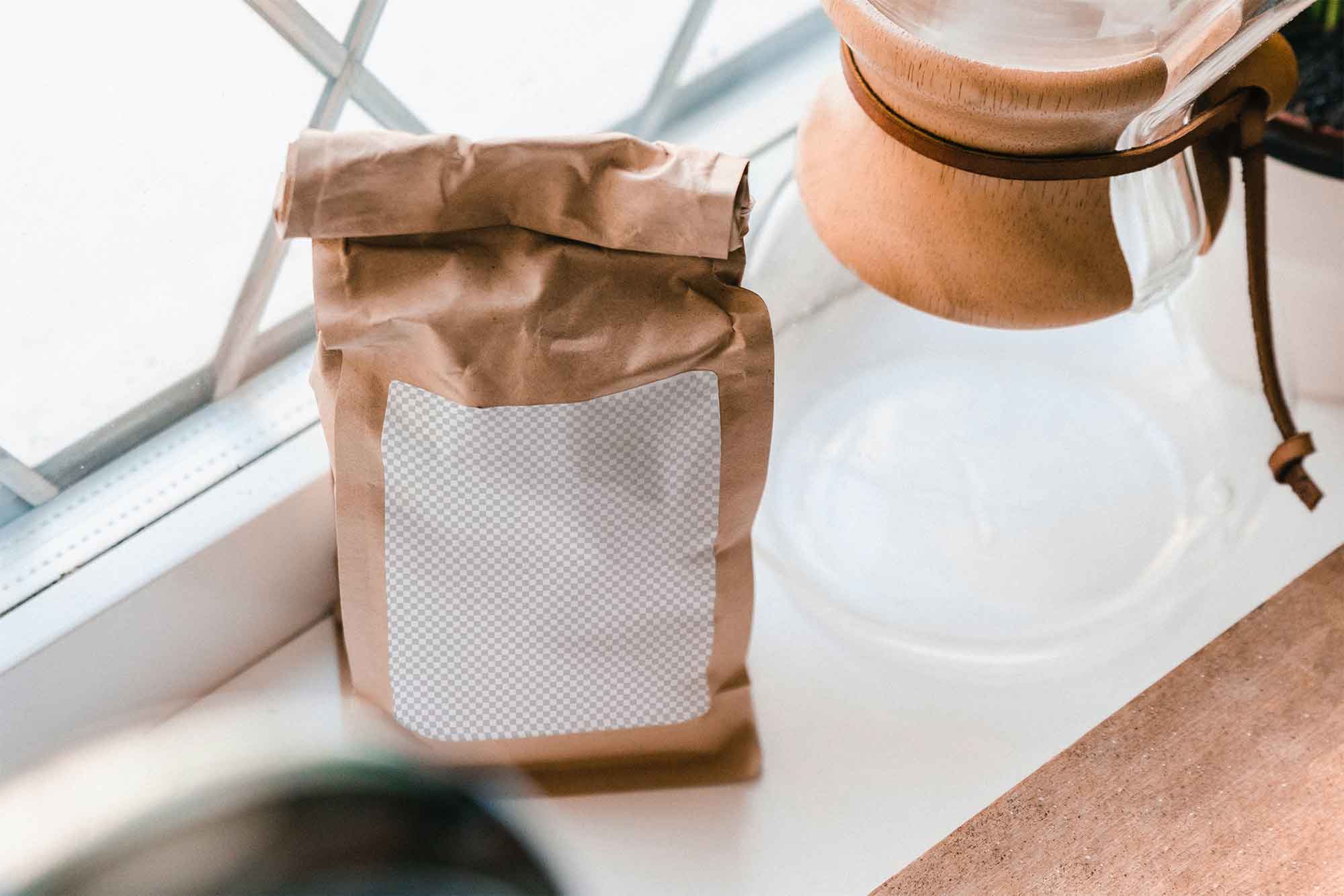 coffee packaging mockup psd