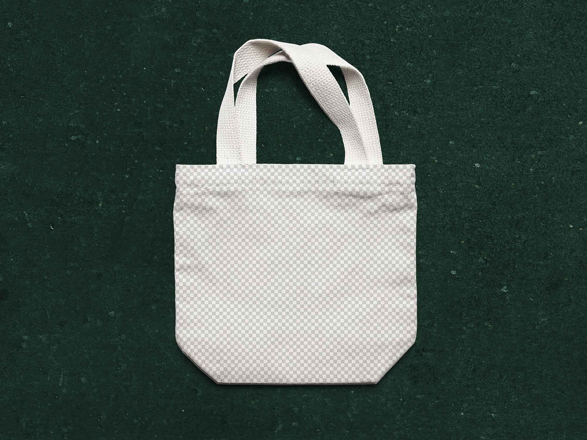 small reusable bag mockup psd