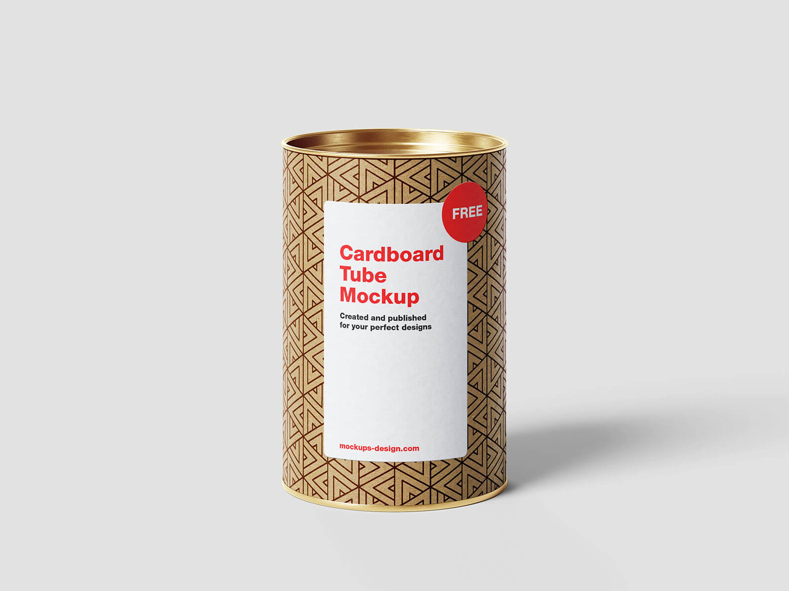 Cardboard Tube Mockup 1