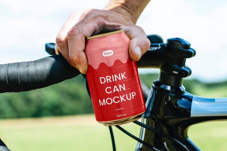 Free Aluminum Tin Can Mockup - Free Package Mockup