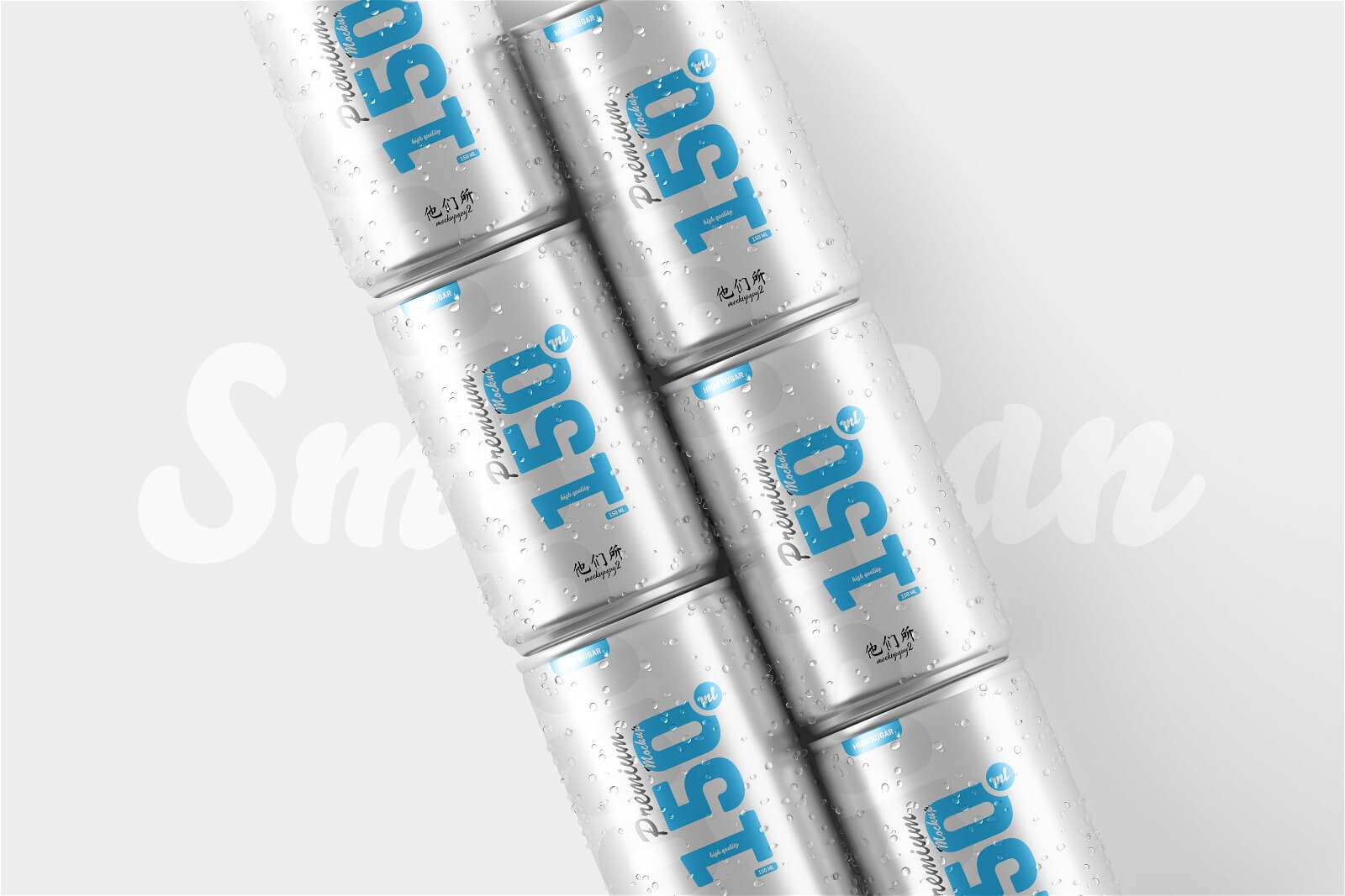 3 Free 150ml Soda Tin Can Mockup PSD Files3