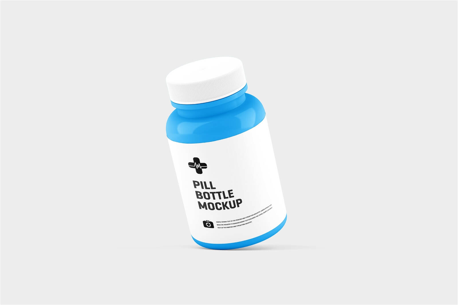 4 Free Pill Bottle Mockup PSD Files4