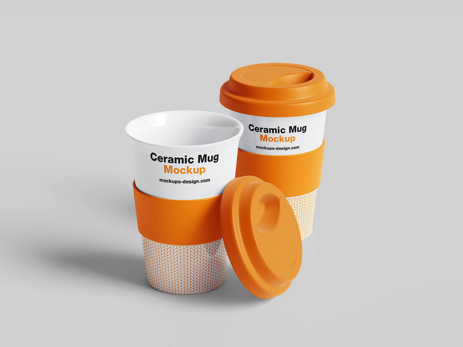 5 Free Reusable Ceramic Mug With Cap Mockup PSD Files5